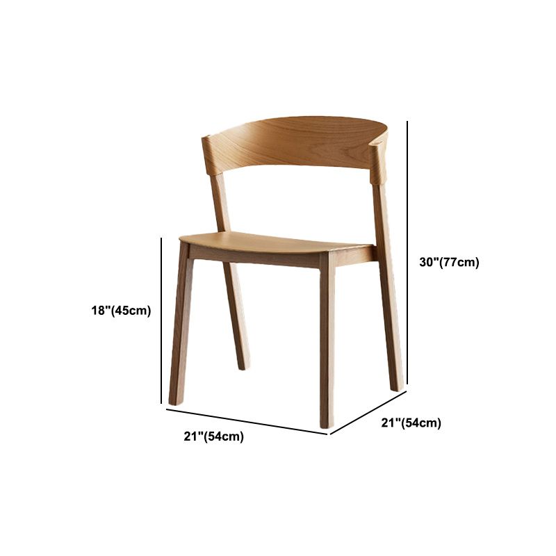 Contemporary Style Dining Chair Solid Wood Dining Room Chair for Home