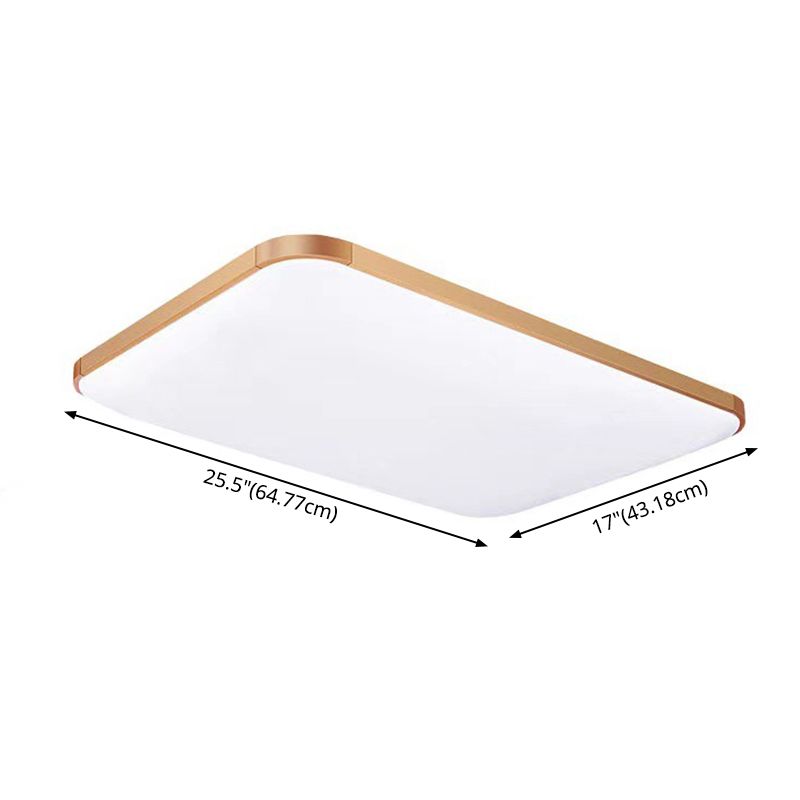 Luminaire de plafond encastré rectangulaire Luminaire de montage encastré en aluminium LED moderne