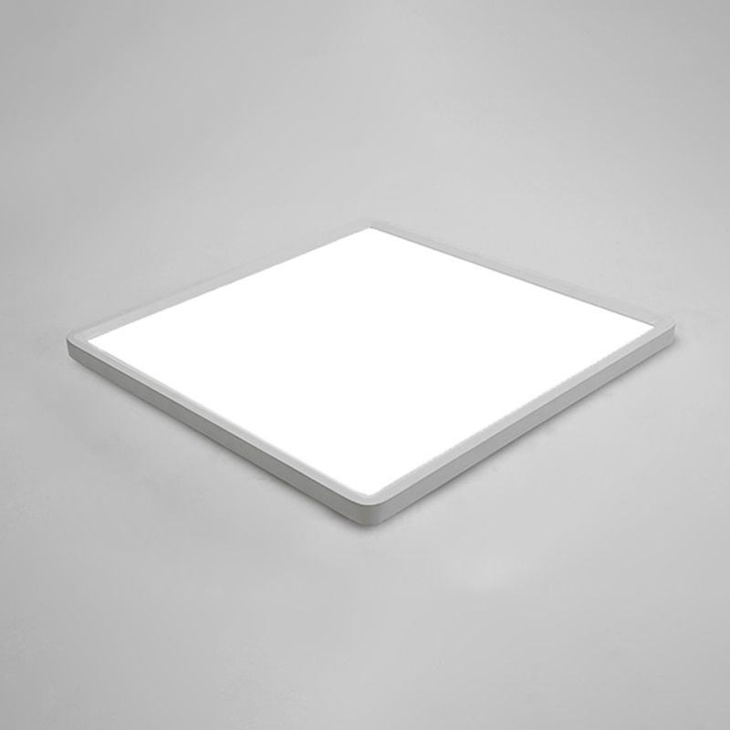 Éclairage de plafond affleurant blanc de lumières montées par plafond modernes carrés de LED