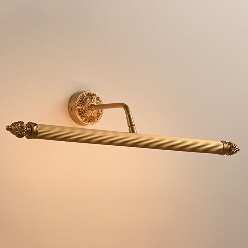 Modern Vanity Lighting Brass LED Wall Light Fixture for Bathroom