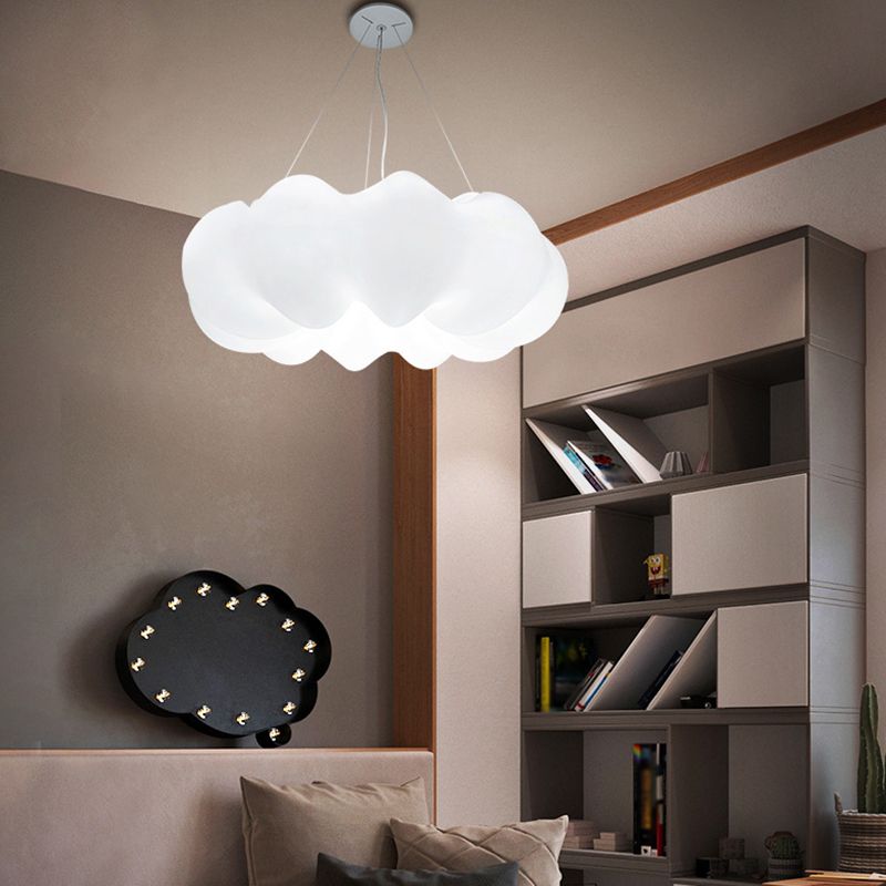 Wolkvormige hanglank kroonluchter moderne minimalistische stijl acrylhangend licht