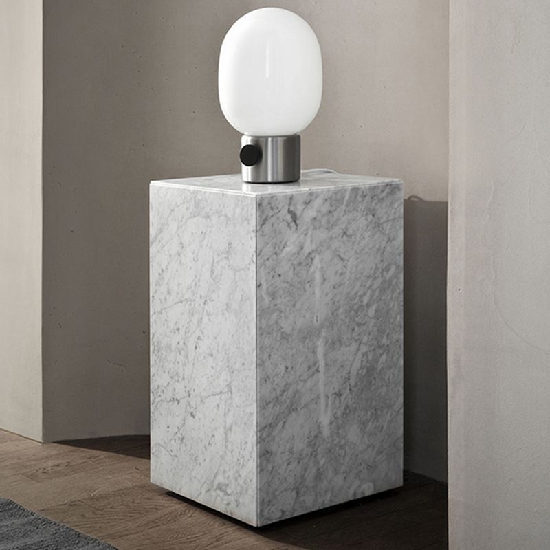 Nordic Style Simple Marble Table Lamp Modern Style Glass Desk Lamp for Study Bedroom