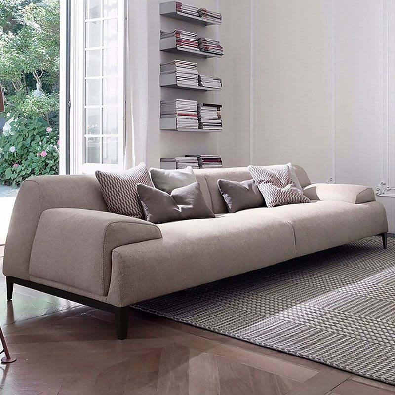 Tight Back Recessed Arm Sofa for Apartment and Living Room,86.61" L