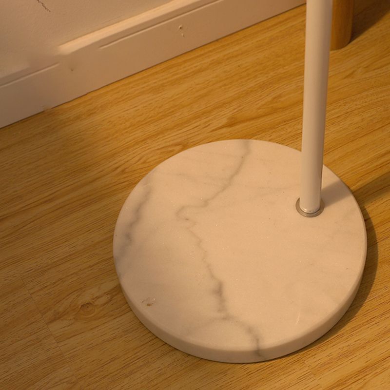 1 lampada da pavimento a cono leggero modernismo tessuto lampade standard per soggiorno