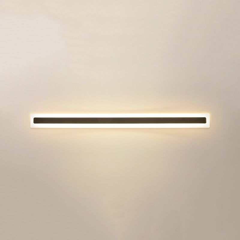 LAMPE MUR MUR simple Nordique LED moderne Long Strip Wall Lampe Forme pour le salon