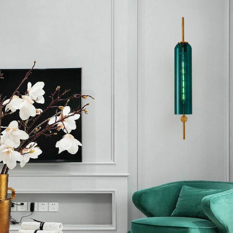 Indoor Decoration Wall Sconce Light Glass Shade Down Light for Living Room Bedroom