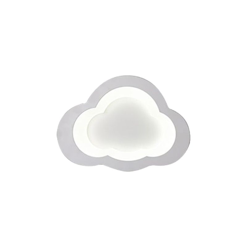 Preciosa nube, luz empotrada en el techo, luz LED acrílica moderna de montaje empotrado para sala de juegos