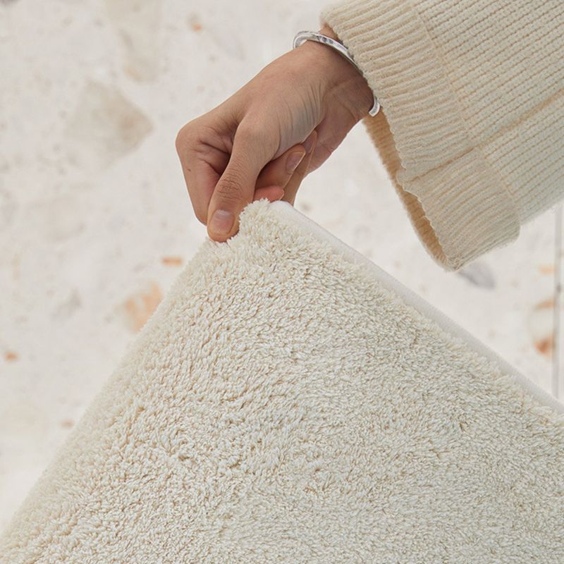 Bloque de color blanco alfombra poliéster alfombra moderna alfombra para sala de estar