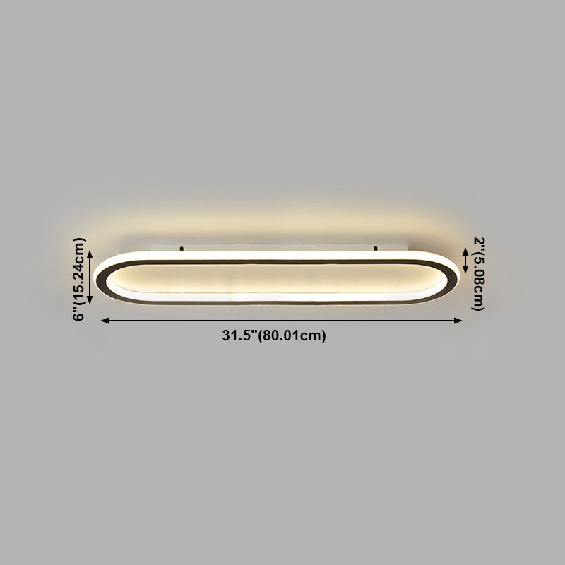 Illuminazione a soffitto a LED per montaggio a incasso Luci moderne e semplici montate a soffitto