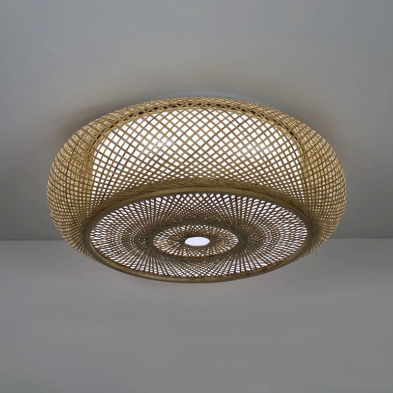 Éclairage de magasin de restaurant de luminaire de plafond encastré en bambou