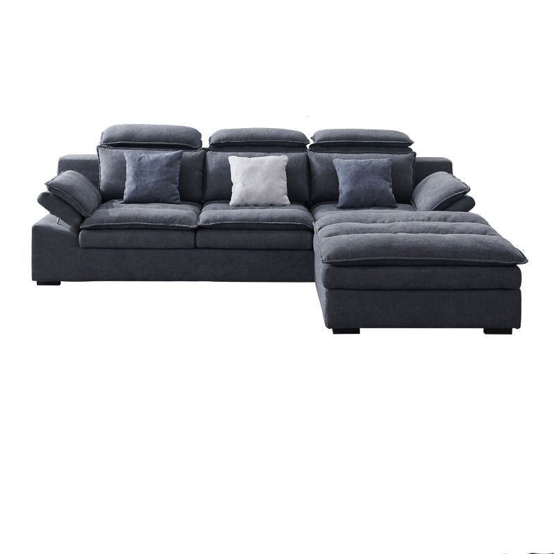 Modern Modular Reversible Sectional with High Back for Apartment
