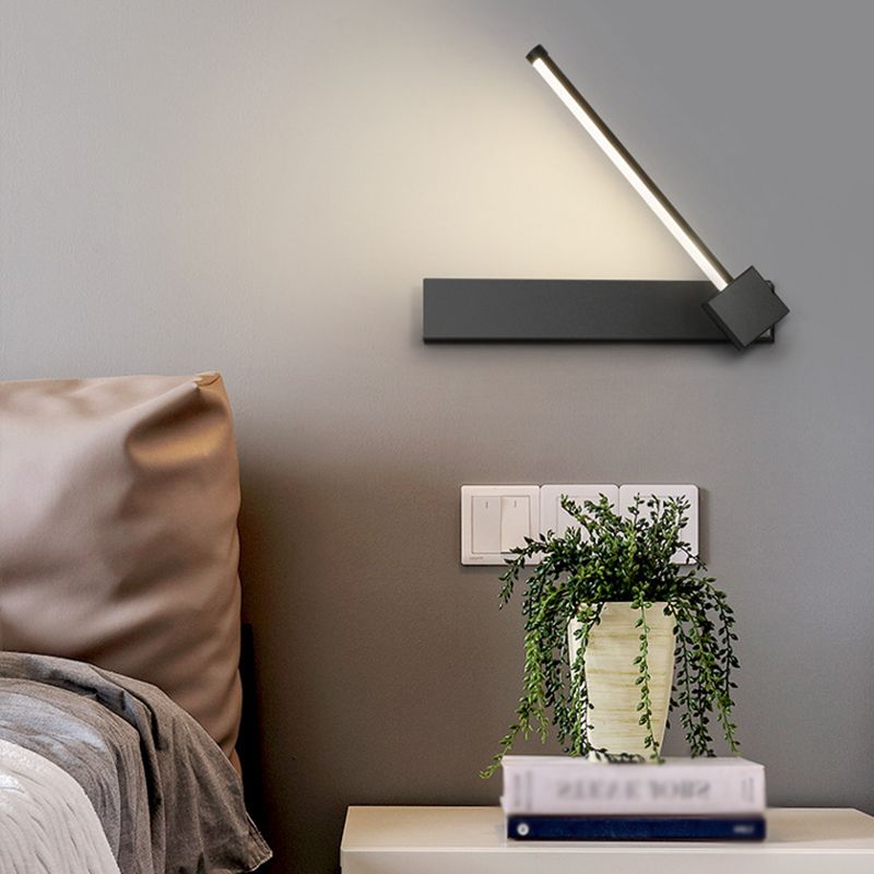 Moderne Metallwandleuchte Form rotatierbarer LED -Wandleuchten für Schlafzimmer