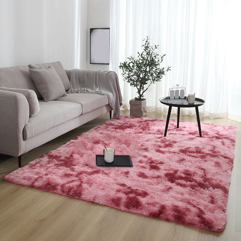 Modern Ombre Pattern Shag Bedroom Rectangle Polyster Area Carpet