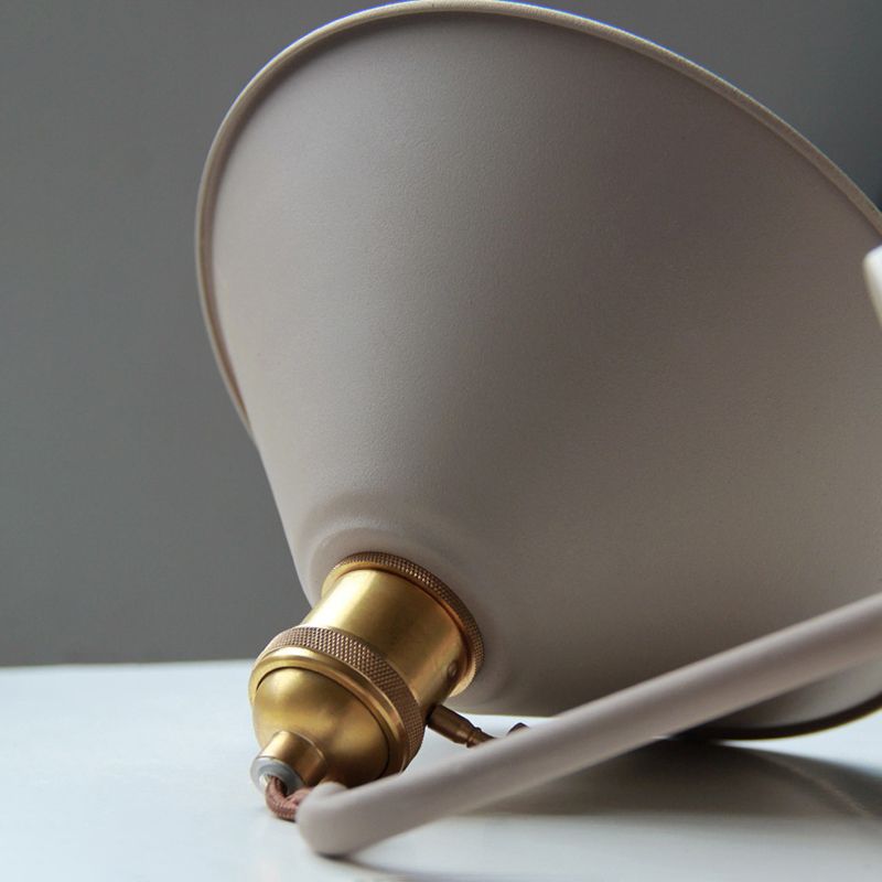 Nordic Style Wall Mount Light Cone Shape Colorful Wall Lamp for Living Room