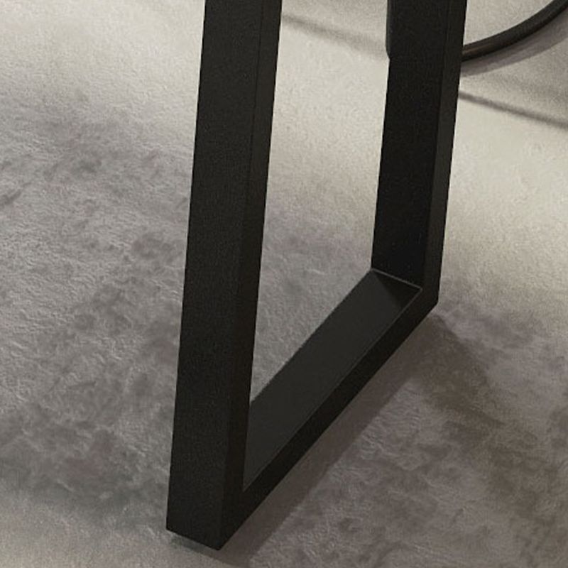 Modern Bar Height Table Solid Wood Top Bistro Pub Table with Sled Base