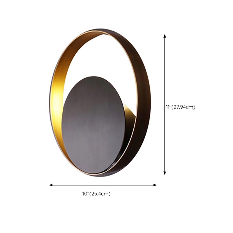 Postmodern Wall Lamp 1-Light Wall Mount Lamp with Metal for Living Room