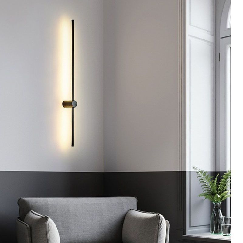 Sombra lineal múltiples luces de pared de pared moderna iluminación de pared de estilo simple