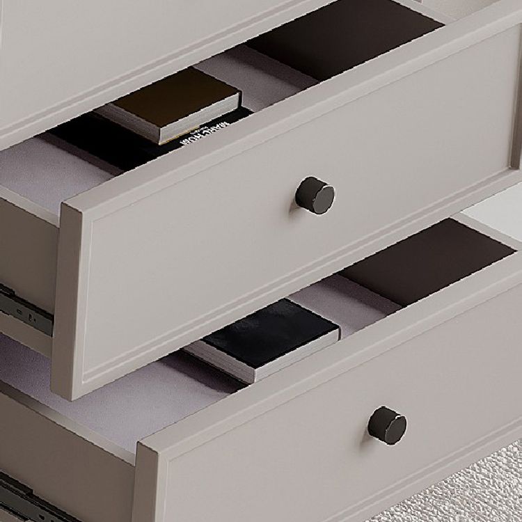 Standing Grey Makeup Vanity Desk Bedroom Vanity Dressing Table Set