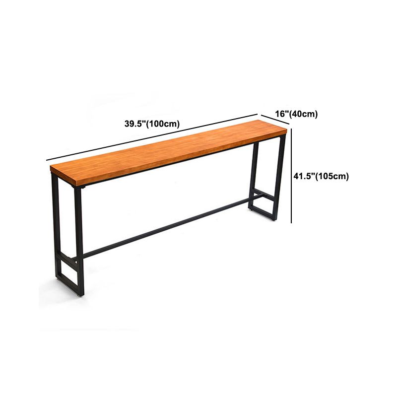 Modern 1/2/5/6/9 Pieces Rectangular Pub Table Set Wooden Counter Table for Dining Room