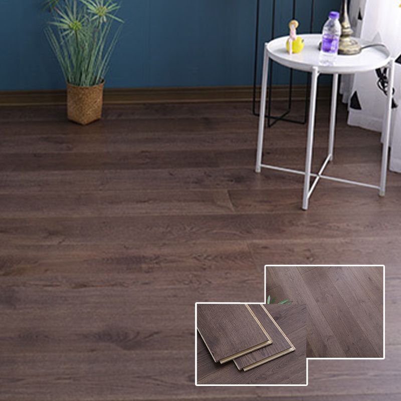Wood Laminate Flooring Stain Resistant Laminate Plank Flooring Set of 7