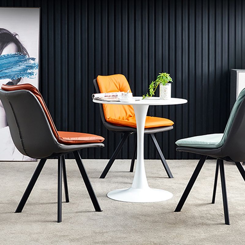 Industrial Upholstered Dining Side Chair Parsons Side Dining Chairs