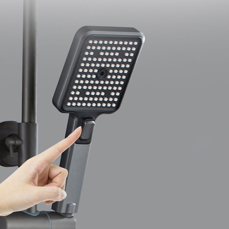 Contemporary Shower System Wall Mounted Shower System with Hand Shower