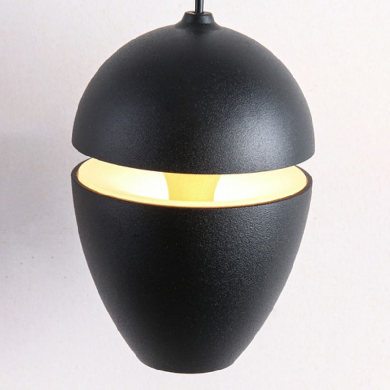 Postmodern Metal Pendant Light Aluminum LED Suspension Light for Bedside