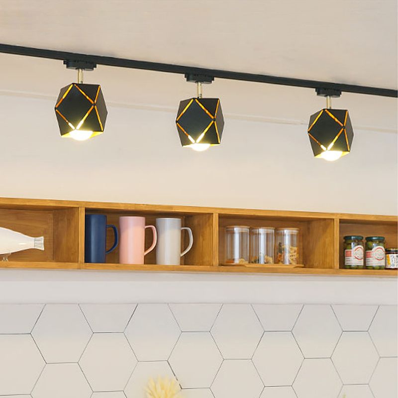 Modern Minimalist Track Lighting Antique Industrial Style Home Living Room Bedroom Commercial Coffee Shop Creative Rail Lamps