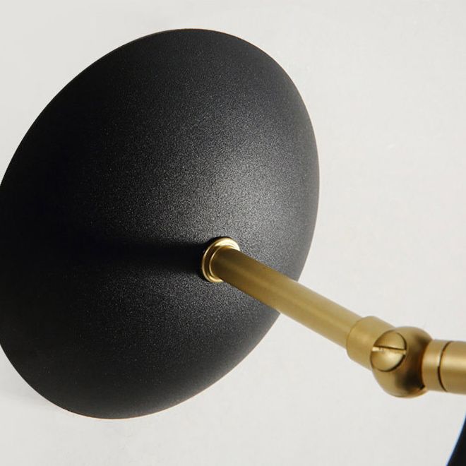 Nordic Macaron Double Cone-Shaped Wall Light Sconce Metallic Wall Light Fixtures for Bedroom