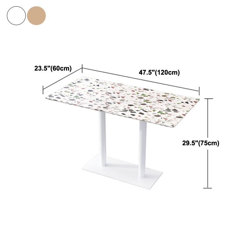 Industrial Style Kitchen Dinner Furniture Dining Room Fixed Dining Site Table