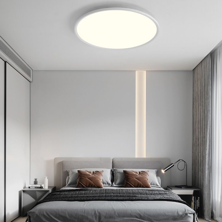 Nordic Style Ultra-fine Flush Mount Ceiling Lamp for Living Room Study Room