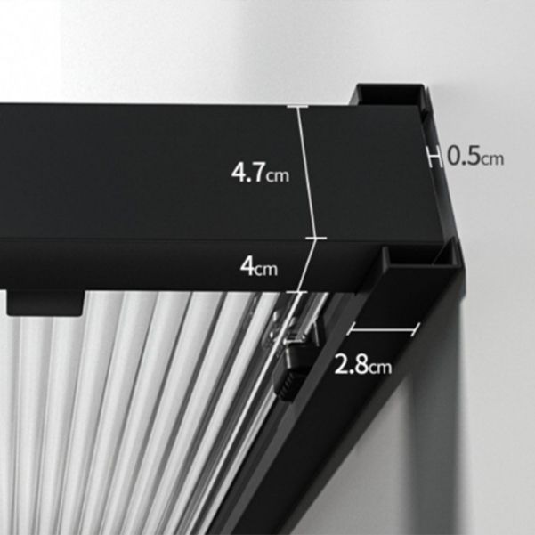 Double Sliding Shower Doors Black Tempered Glass Shower Bath Door