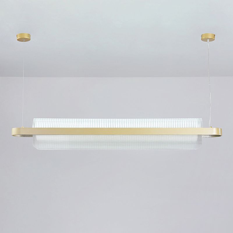 LED LED ACRYLIC LINEA LIGHT GOLD MODERN 1 LUGHT LUCHING Lights para comedor