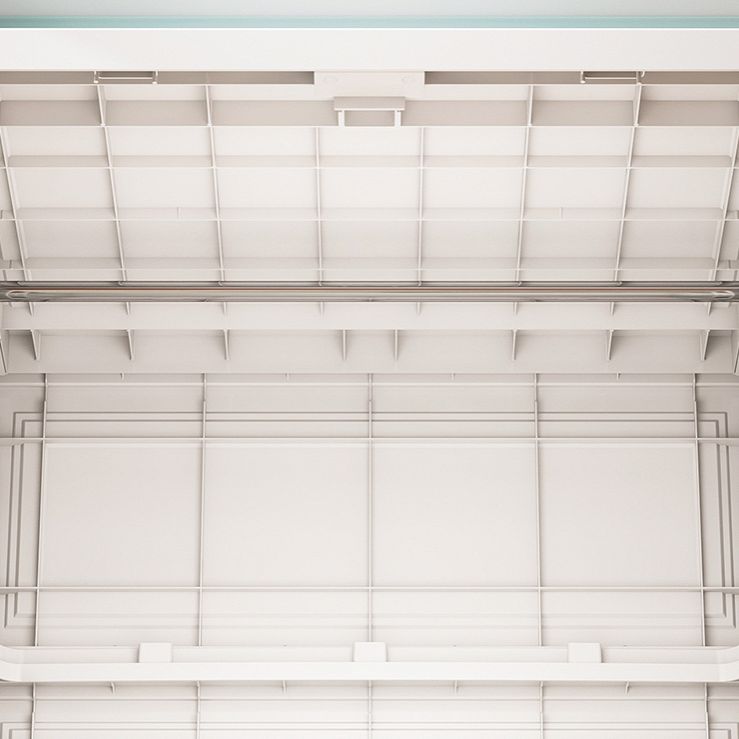 Plastic Matte Finish Storage Cabinet Contemporary Hinged Door Cabinet