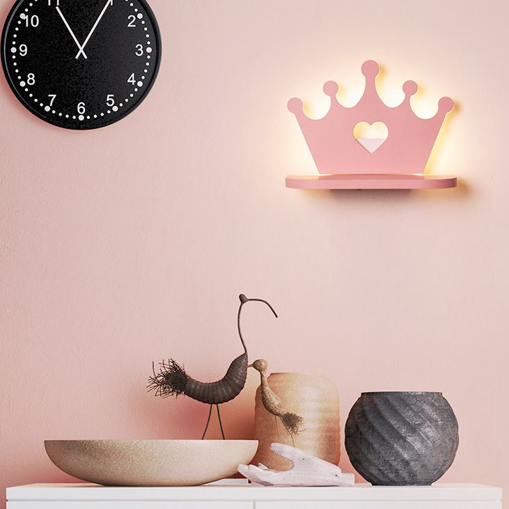 1-Light Sconce Light Fixture Creative Macaron Style Plastic Sconces for Bedroom