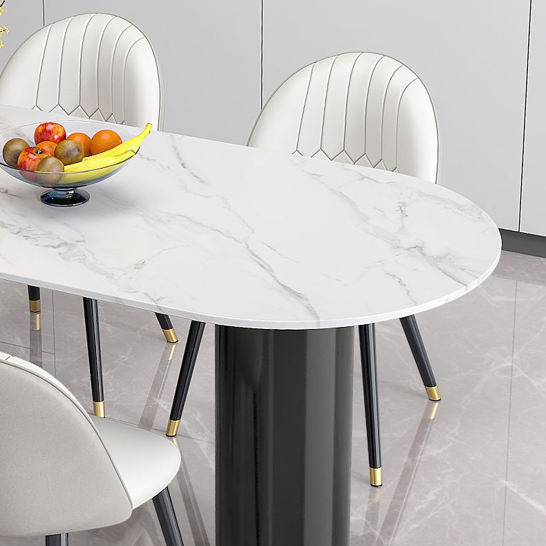 Metall moderne freie Form Esstisch Sintered Steintisch für Esszimmer und Küche