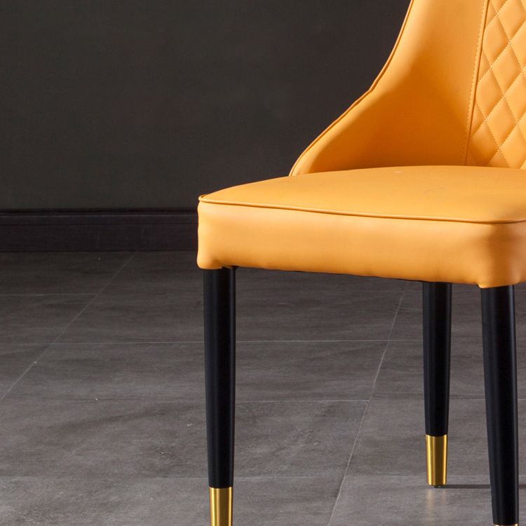 Sillas de comedor de madera estilo moderno Dining Parsons Silla auxiliar sin brazos (juego de 2)