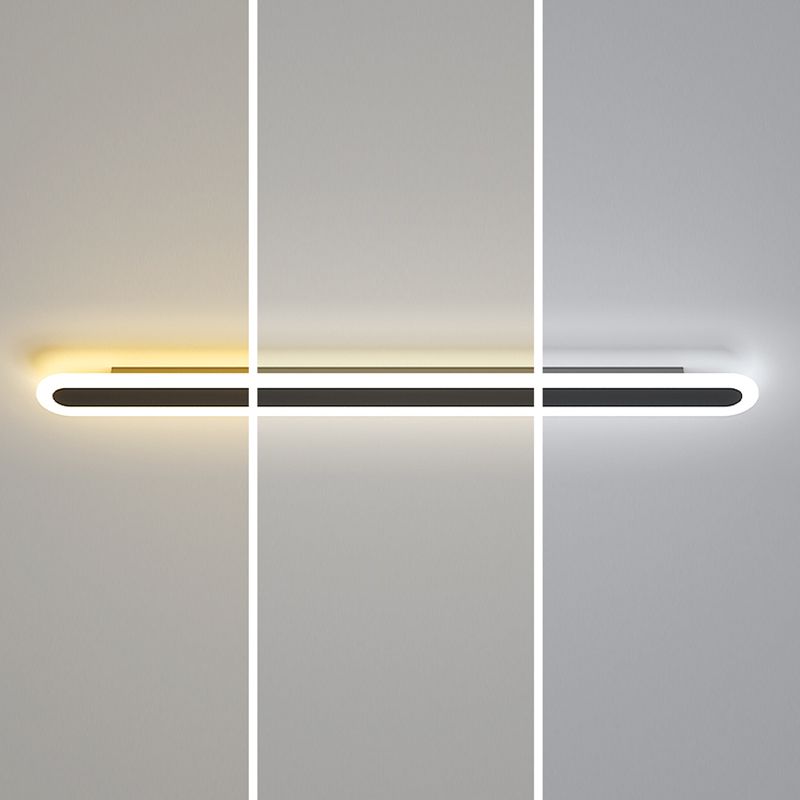Modern Style Metal Wall Light Minimalist LED Wall Sconce Light for Bedroom