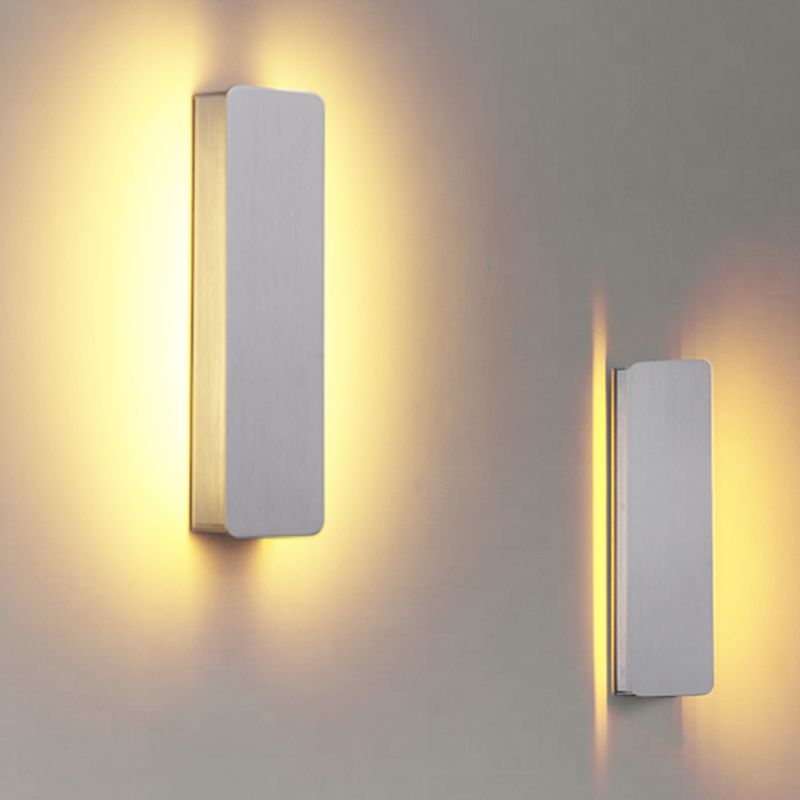 Salon du salon Murminalisme moderne minimalisme LED Rectangular Wall Mount Éclairage