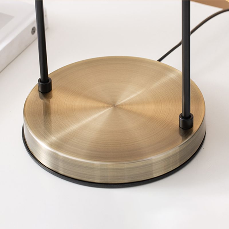 Lámpara de escritorio de metal nórdico, lámpara de mesa de cera fundida para aromaterapia para dormitorio