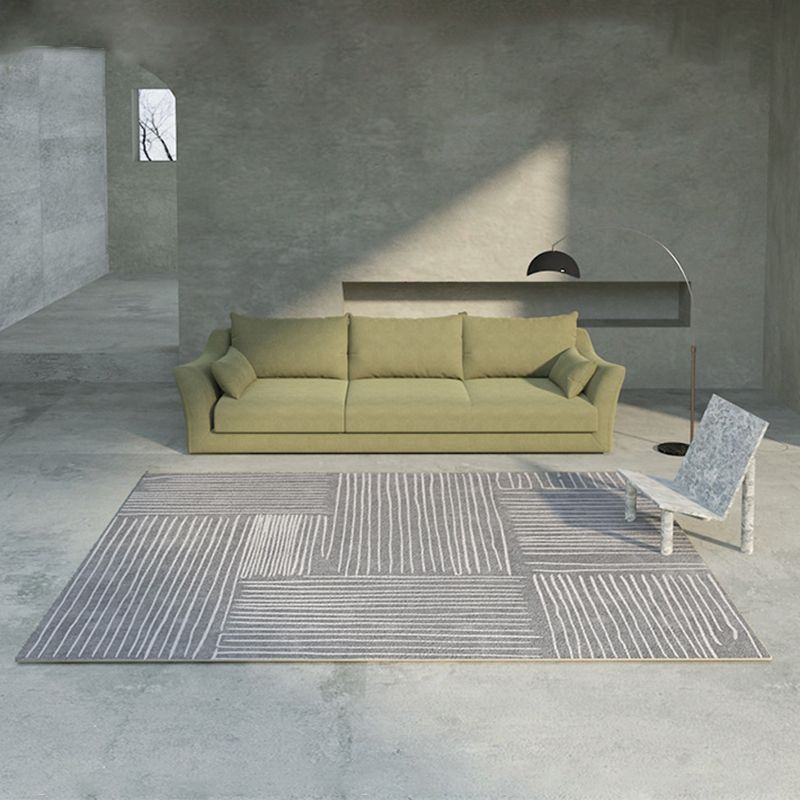 Artistic Carpet Modern Indoor Rug Washable Polyster Stain Resistant Area Carpet for Living Room