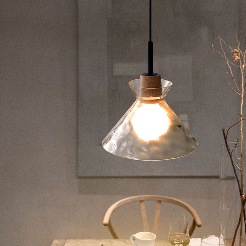 Indoor -leichte hängende leichte Wasserglasanhänger Licht für Esstisch