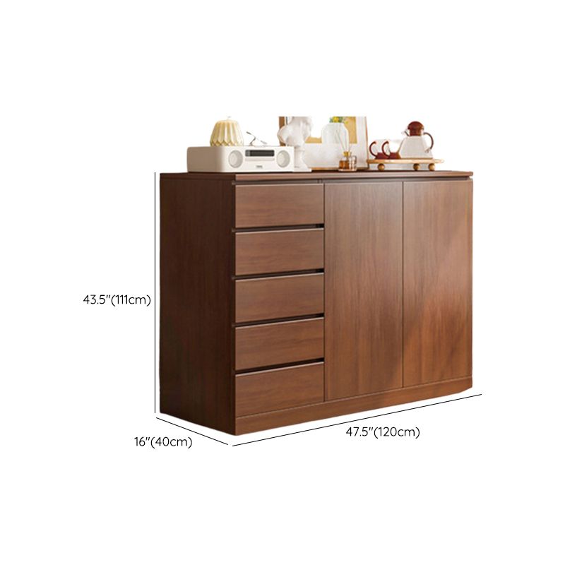 Modern Dresser Solid Wood Storage Chest with 3/4/5/6 Drawers