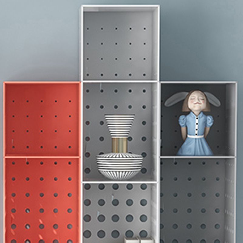 Scaffale orizzontale in ferro per unità murale contemporanea, 39,4 "l x 9,8" w x 9,8 "h