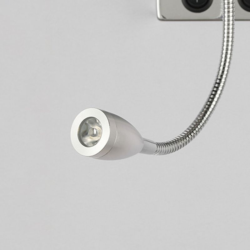 Modern Metal Wall Sconce Square Shape Wall Light with Fabric Shade for Bedroom