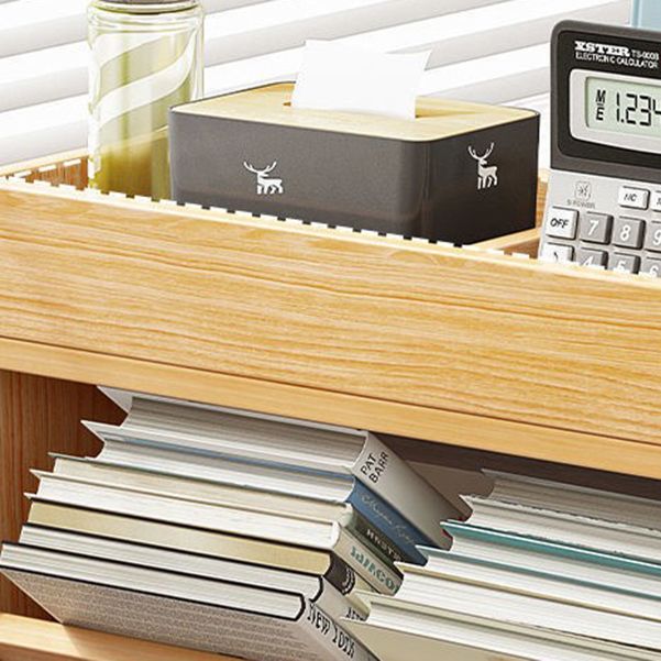 Contemporary Style Bookshelf Engineered Wood Bookcase for Office and Study Room