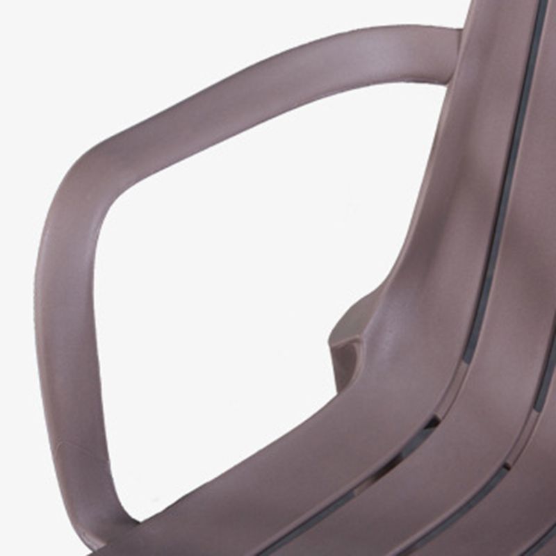 Sillas de comedor de cocina de estilo moderno, sillas de comedor de plástico con brazos apilables