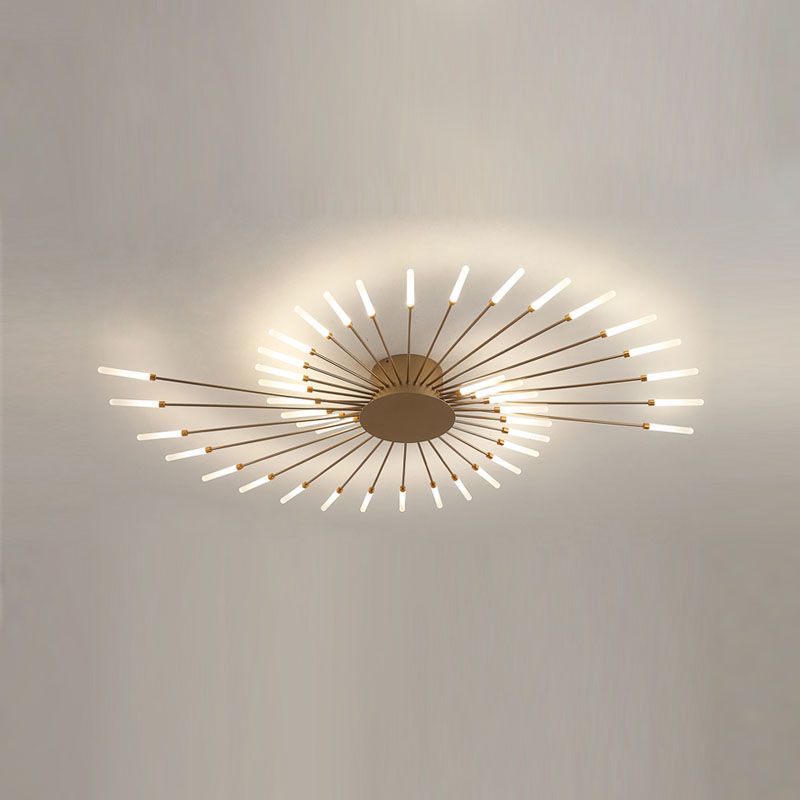 Simplicity Flush Mount Light Sputnik LED Ceiling Light Fixtures for Living Room