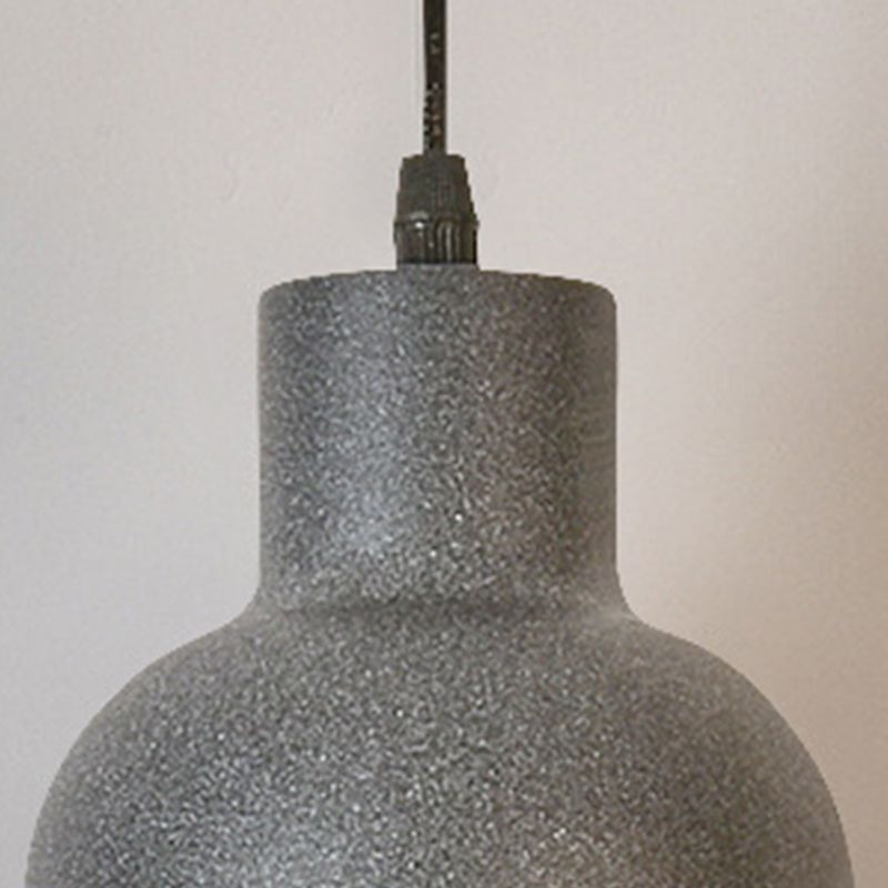 Géométrique Small Pendant Lightture Metal 1 Bulbe Nordic Hanging Light pour le chevet