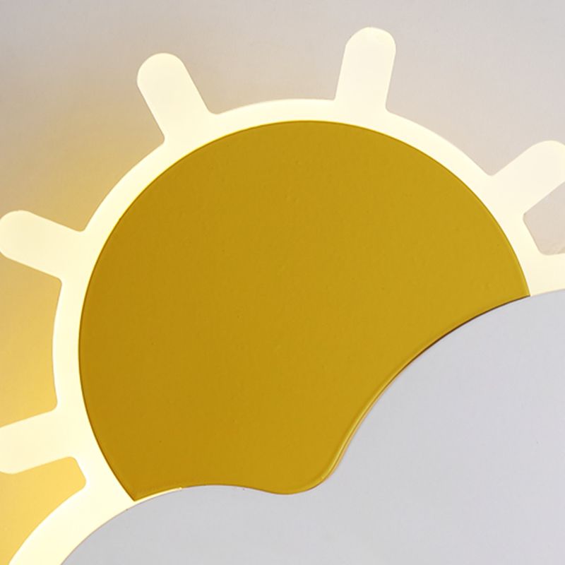 Nordic Style Wall Mount Light Cloud Shape Wall Lamp for Children's Room